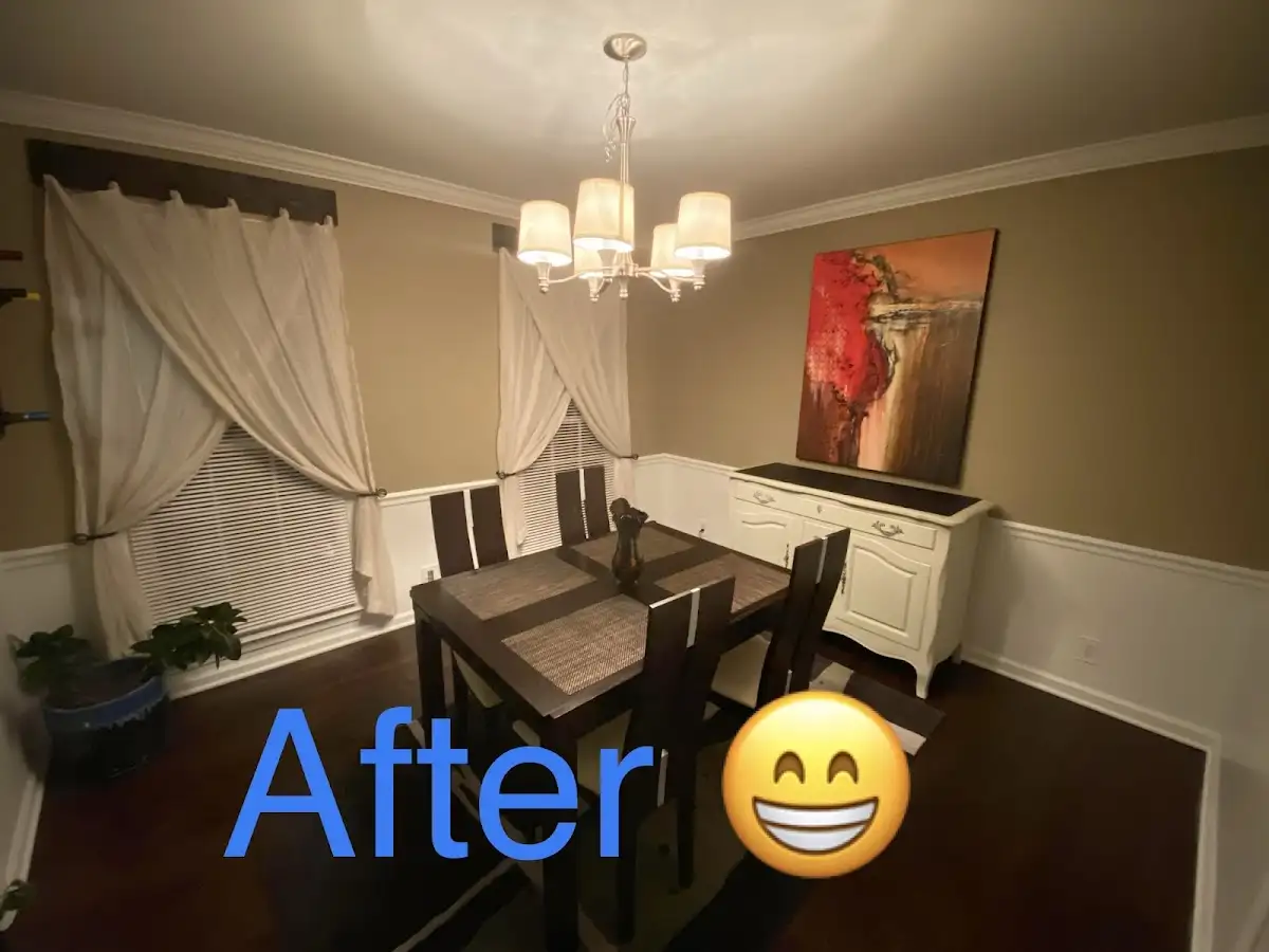 Professional dining room restoration after water damage in Redding