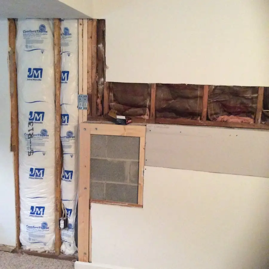 Wall insulation replacement during Structural Drying in Redding